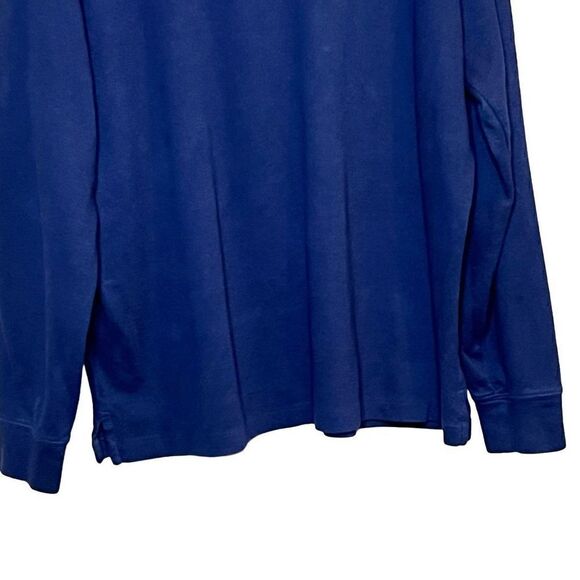 Polo Ralph Lauren navy blue 1/4 zip estate rib shirt size XL - Picture 4 of 15
